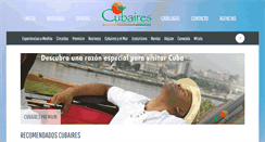 Desktop Screenshot of cubairestravel.com